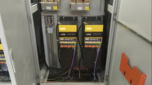 Application of DC900 DC Drive in stripe machine case effect demonstration